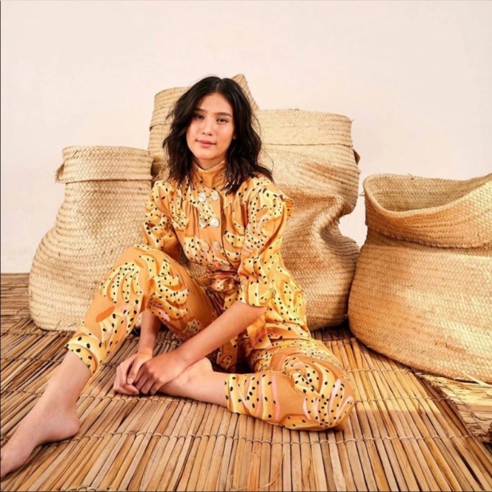 Farm Rio banana jumpsuit